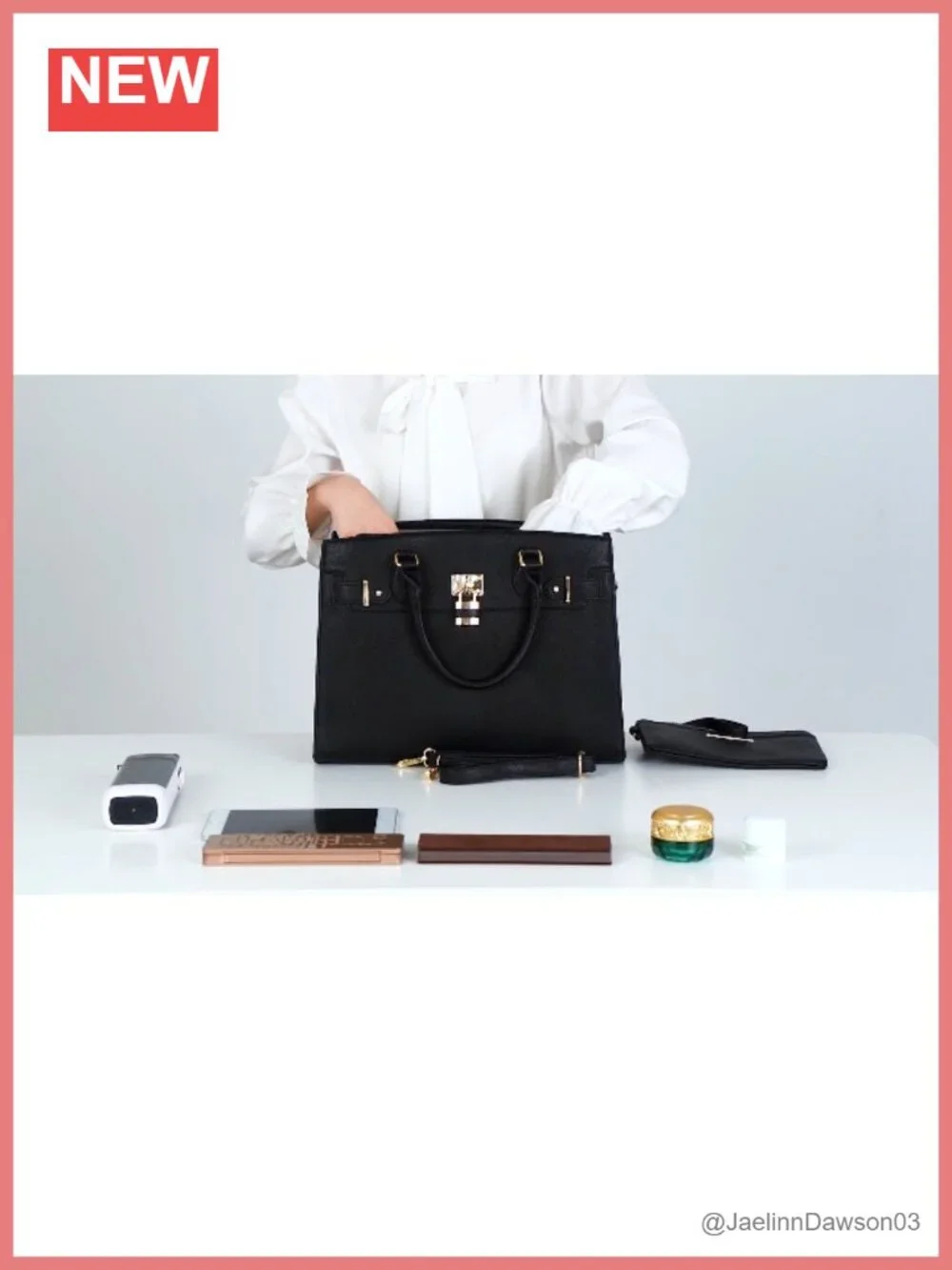 Women's Vegan Leather Satchel Tote Purse Set with Wristlet Wallet